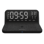 TQ-1 Despertador digital e carregador sem fios Qi